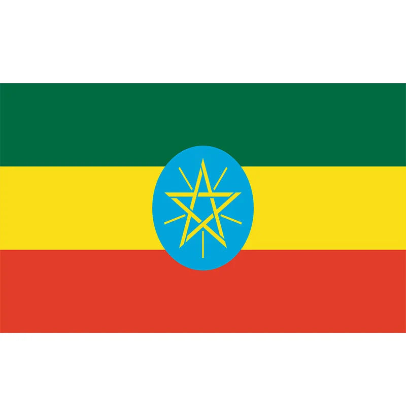 Ethiopia Flag Yehoy hanging 90*150cm For Decoration