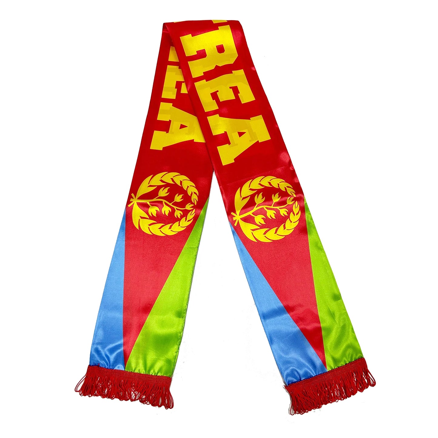 15x150cm  Eritrea Flags 1952-1962 Satin Scarf Banner