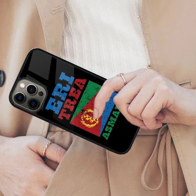 Eritrea Eritrean National Flag Magnetic Phone Case For APPLE iPhone 17 Air 16 14 13 12 Pro Max 15 Plus Wireless MagSafe Cover
