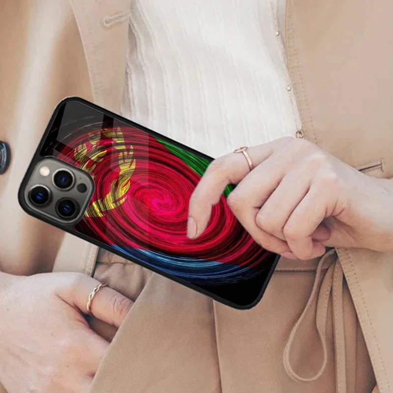 Eritrea Eritrean National Flag Magnetic Phone Case For APPLE iPhone 17 Air 16 14 13 12 Pro Max 15 Plus Wireless MagSafe Cover