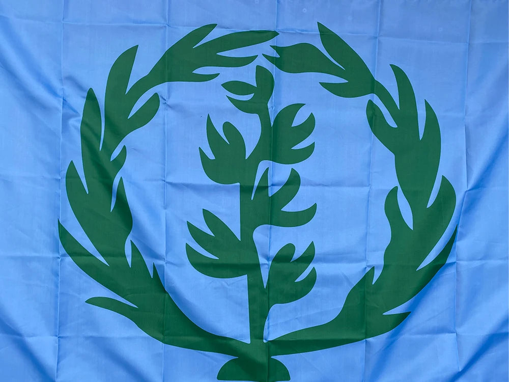 xvggdg custom flag    90*150cm    Historical Flag of Eritrea 1952-1962 ) Size Christmas Decorations for Home Flag Banner