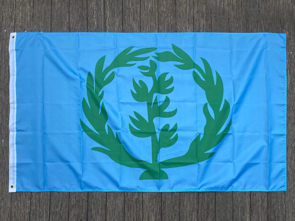 xvggdg custom flag    90*150cm    Historical Flag of Eritrea 1952-1962 ) Size Christmas Decorations for Home Flag Banner