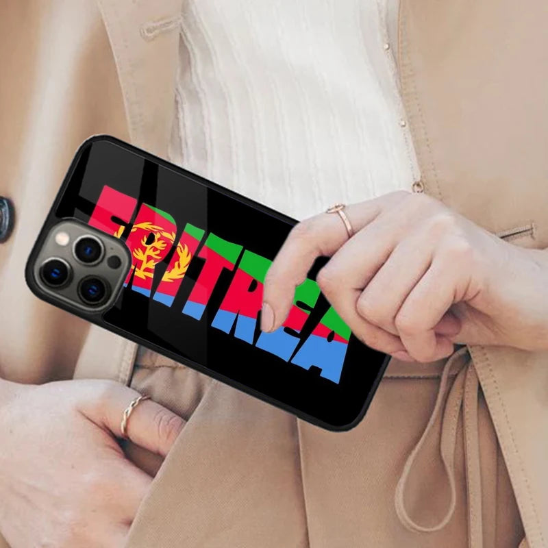 Eritrea Eritrean National Flag Magnetic Phone Case For APPLE iPhone 17 Air 16 14 13 12 Pro Max 15 Plus Wireless MagSafe Cover