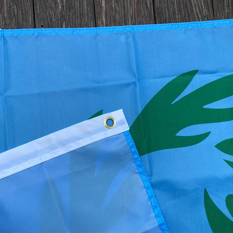 xvggdg custom flag    90*150cm    Historical Flag of Eritrea 1952-1962 ) Size Christmas Decorations for Home Flag Banner