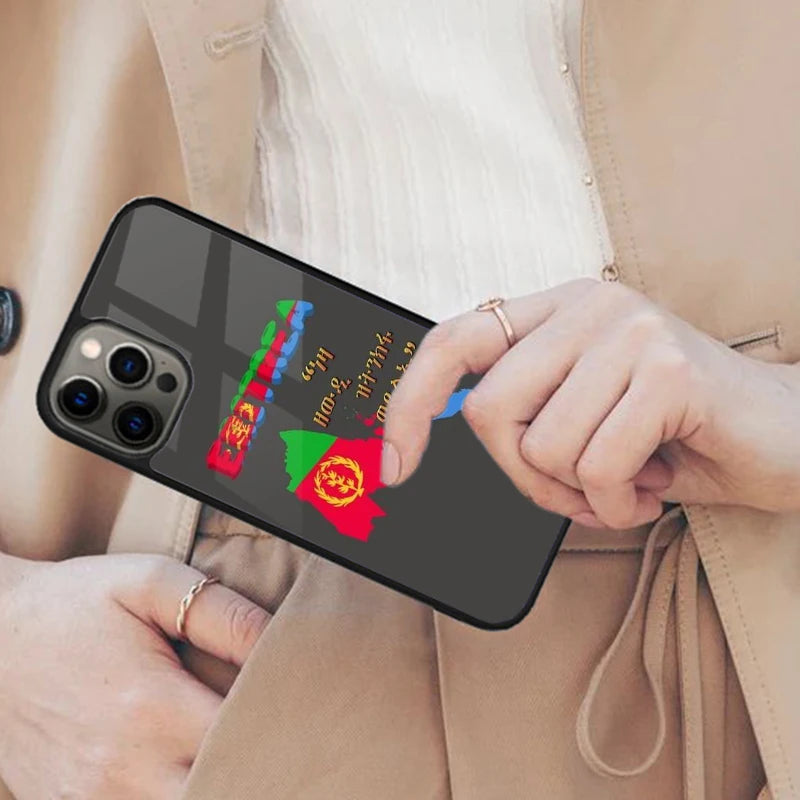 Eritrea Eritrean National Flag Magnetic Phone Case For APPLE iPhone 17 Air 16 14 13 12 Pro Max 15 Plus Wireless MagSafe Cover